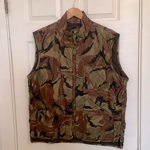 Quilted layering vest by JCrew.